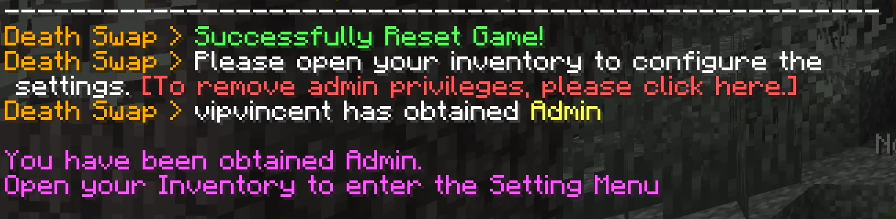 reset